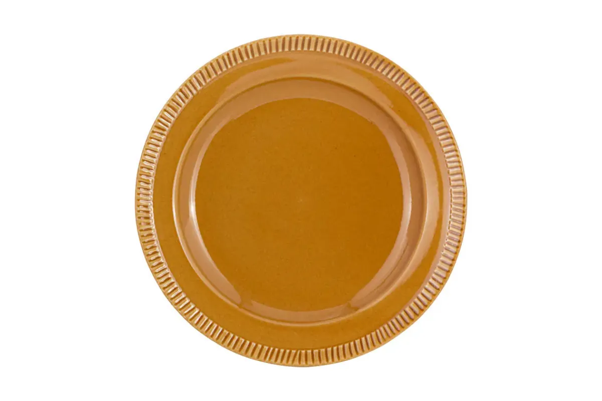 Plates^Nkuku Nuwara Side Plate - Mustard