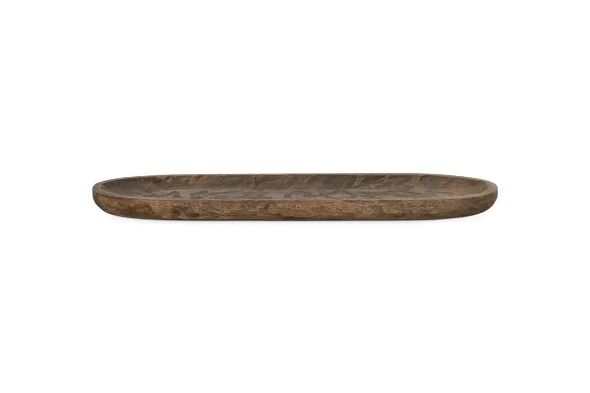Trays & Platters^Nkuku Nyati Serving Platter - Dark Brown