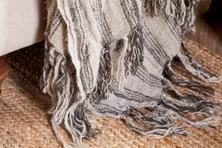 Bedroom Textiles|Blankets & Throws^Nkuku Odisha Linen Throw
