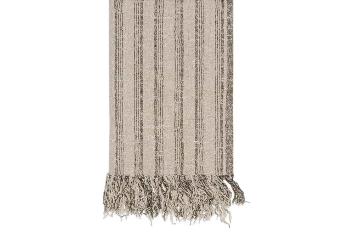 Bedroom Textiles|Blankets & Throws^Nkuku Odisha Linen Throw