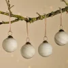 Baubles & Tree Decorations|Shades Of Nature^Nkuku Oja Baubles - Natural (Set of 4)