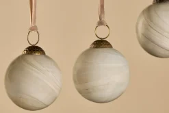 Baubles & Tree Decorations|Shades Of Nature^Nkuku Oja Baubles - Natural (Set of 4)