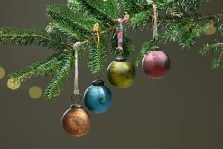 Baubles & Tree Decorations|Bright Christmas^Nkuku Oko Baubles (Set of 4)