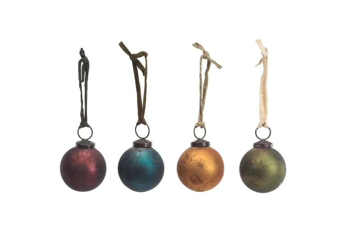 Baubles & Tree Decorations|Bright Christmas^Nkuku Oko Baubles (Set of 4)