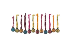 Baubles & Tree Decorations|New Christmas^Nkuku Oko Mini Baubles - Mixed Matt (Set of 12)