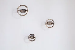 Bathroom Accessories|Hooks & Rails^Nkuku Olani Bathroom Hooks - Antique Brass - (Set of 3)