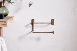 Bathroom Accessories^Nkuku Olani Toilet Roll Holder - Antique Brass