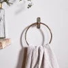 Bathroom Accessories^Nkuku Olani Towel Ring - Antique Brass