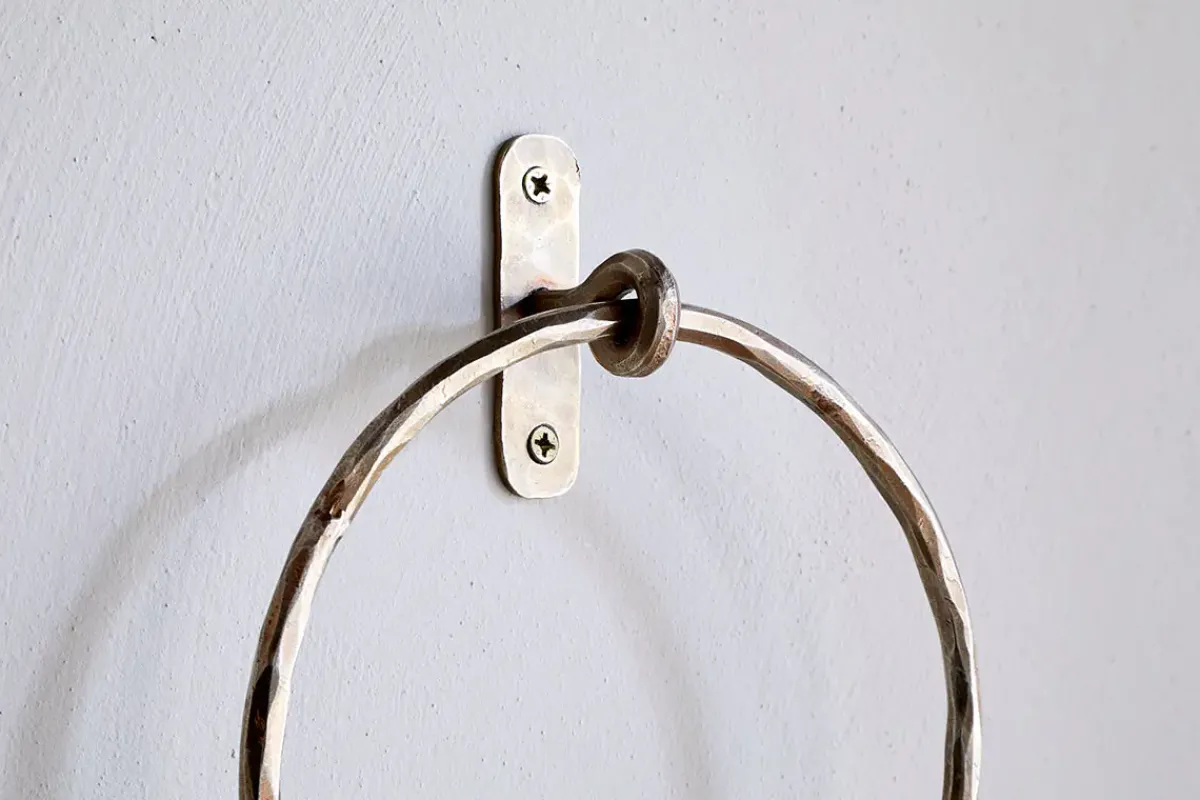 Bathroom Accessories^Nkuku Olani Towel Ring - Antique Brass