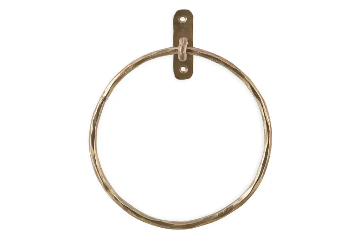 Bathroom Accessories^Nkuku Olani Towel Ring - Antique Brass