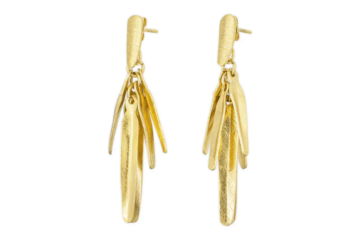 Jewellery & Jewellery Boxes|Jewellery^Nkuku Omuti Earrings - Gold