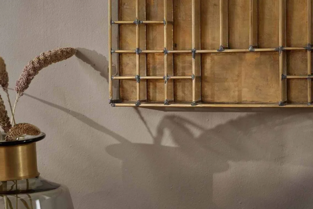 Decorative Display Boxes|Wall Art^Nkuku Oni Printers Drawer - Brass