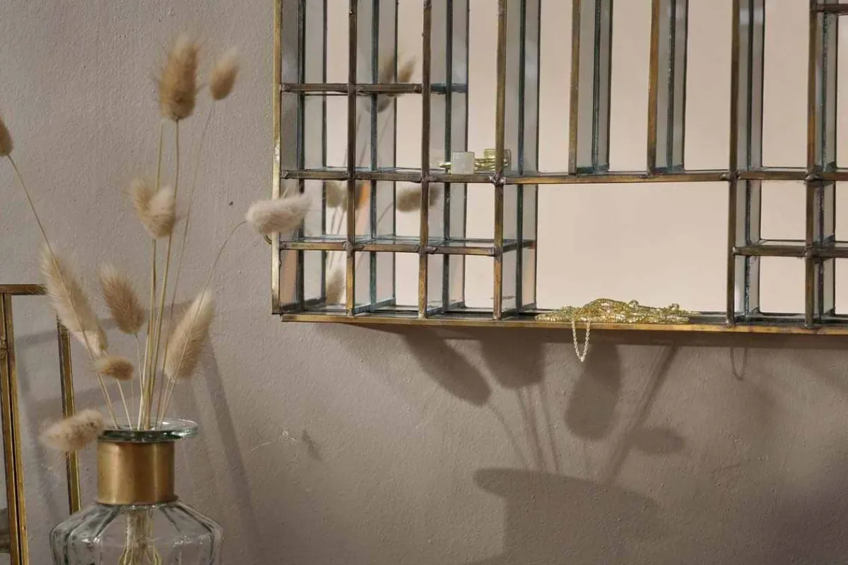 Decorative Display Boxes|Storage & Shelving^Nkuku Oni Printers Drawer - Mirror