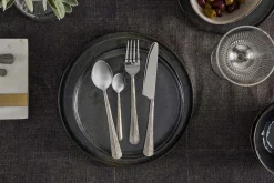 Cutlery|Cutlery^Nkuku Osko Cutlery Set - (Set of 16) Brushed Silver