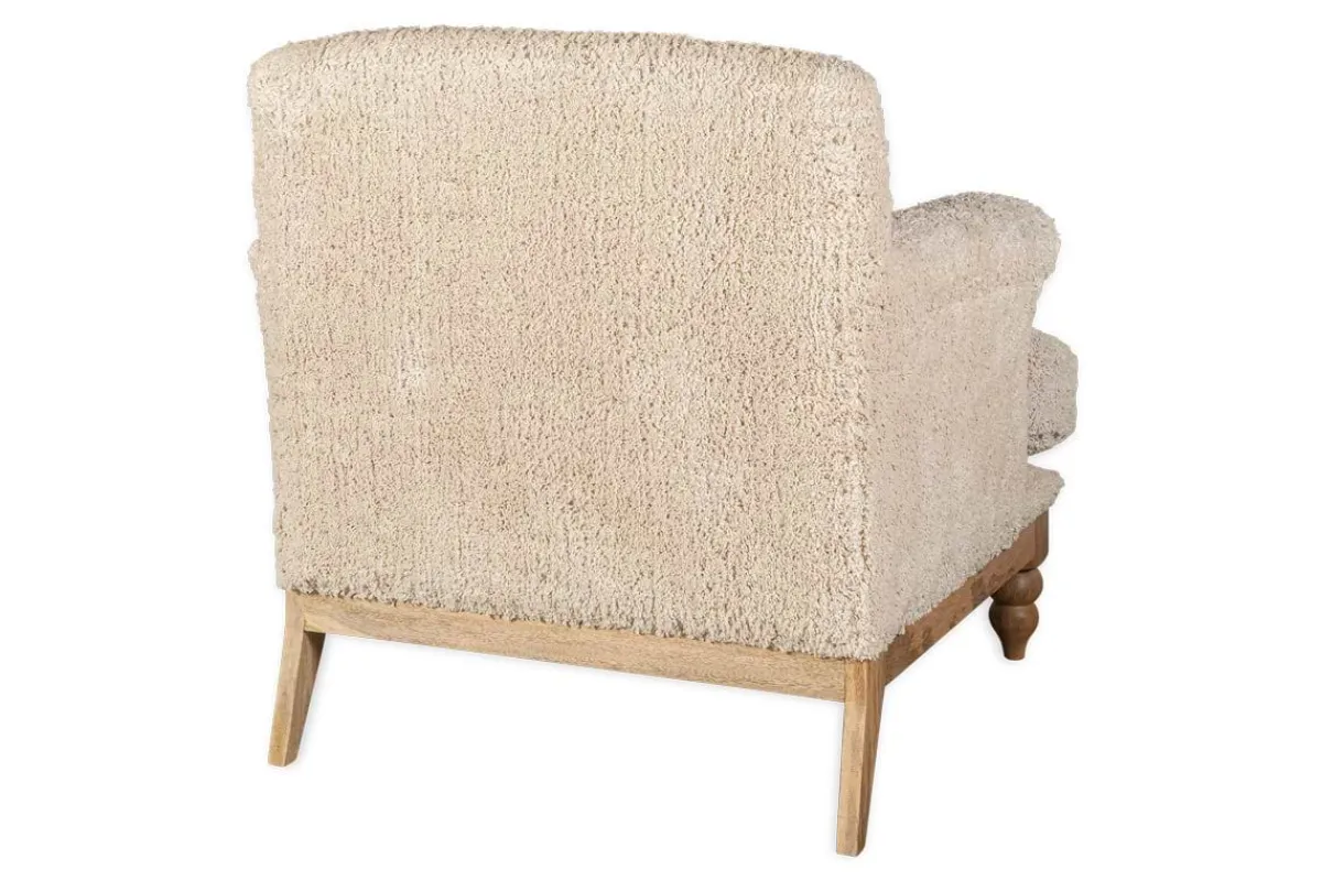 Living|Armchairs^Nkuku Otas Teddy Cotton Armchair - Off White