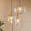 Statement Lighting|Pendant Lighting^Nkuku Otoro Statement Recycled Glass Cluster Pendant