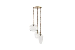Statement Lighting|Pendant Lighting^Nkuku Otoro Statement Recycled Glass Cluster Pendant
