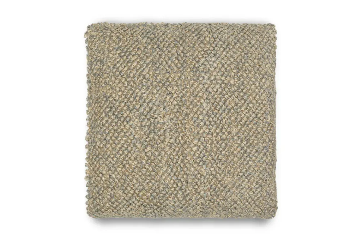 Bedroom Textiles|Cushions^Nkuku Paduna Jute & Cotton Cushion Cover - Soft Blue & Brown