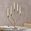 Decorative Home Accessories|Candle Holders^Nkuku Palani Statement Candelabra - Antique Brass - Large