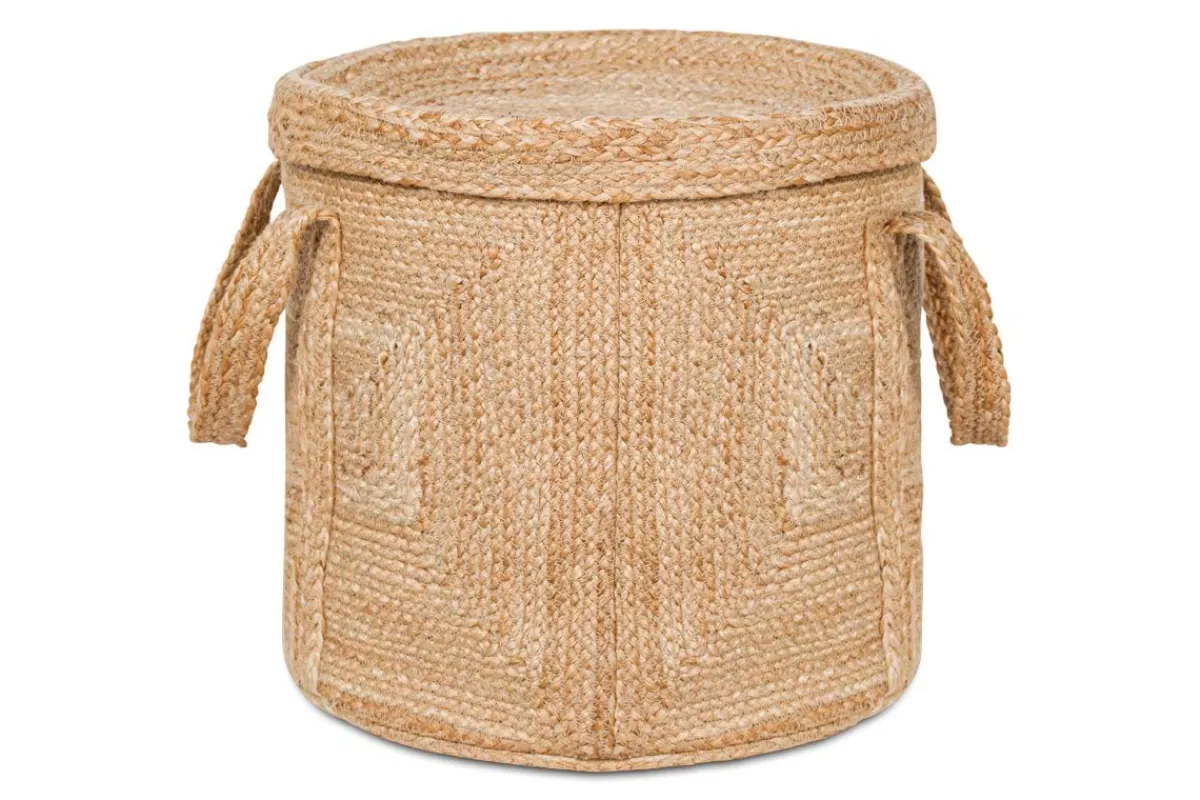 Baskets|Laundry Baskets^Nkuku Pallu Braided Jute Laundry Basket