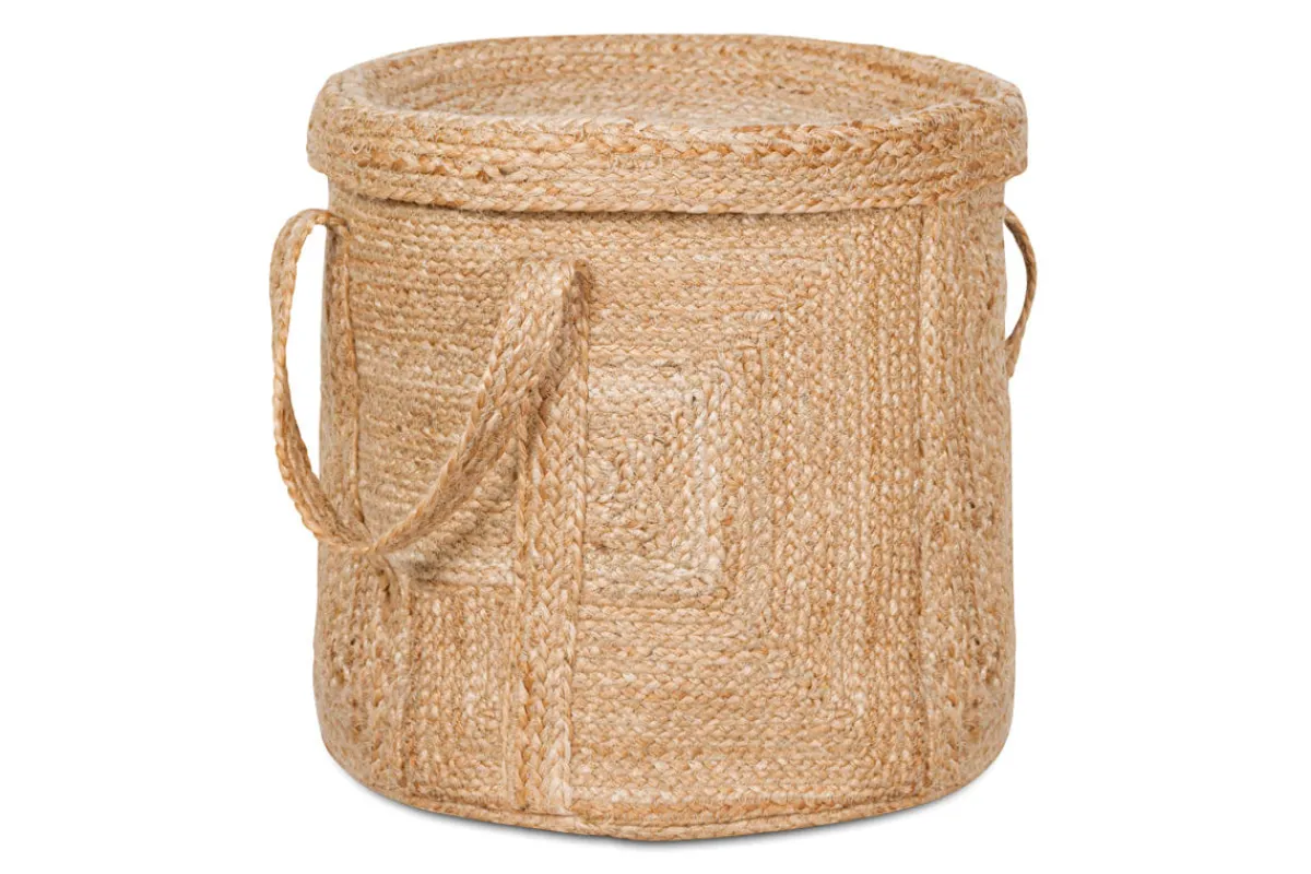 Baskets|Laundry Baskets^Nkuku Pallu Braided Jute Laundry Basket