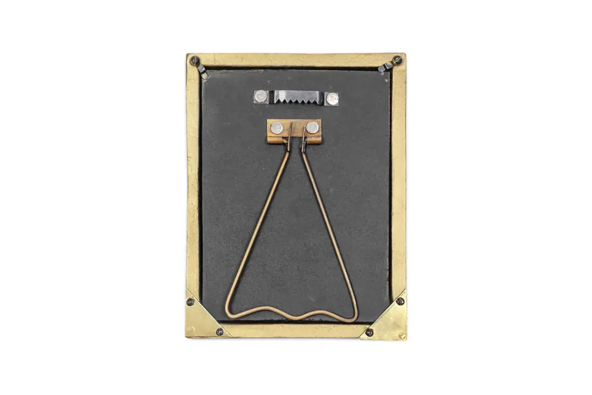 Decorative Home Accessories|Desk Accessories^Nkuku Pambani Photo Frame - Antique Brass