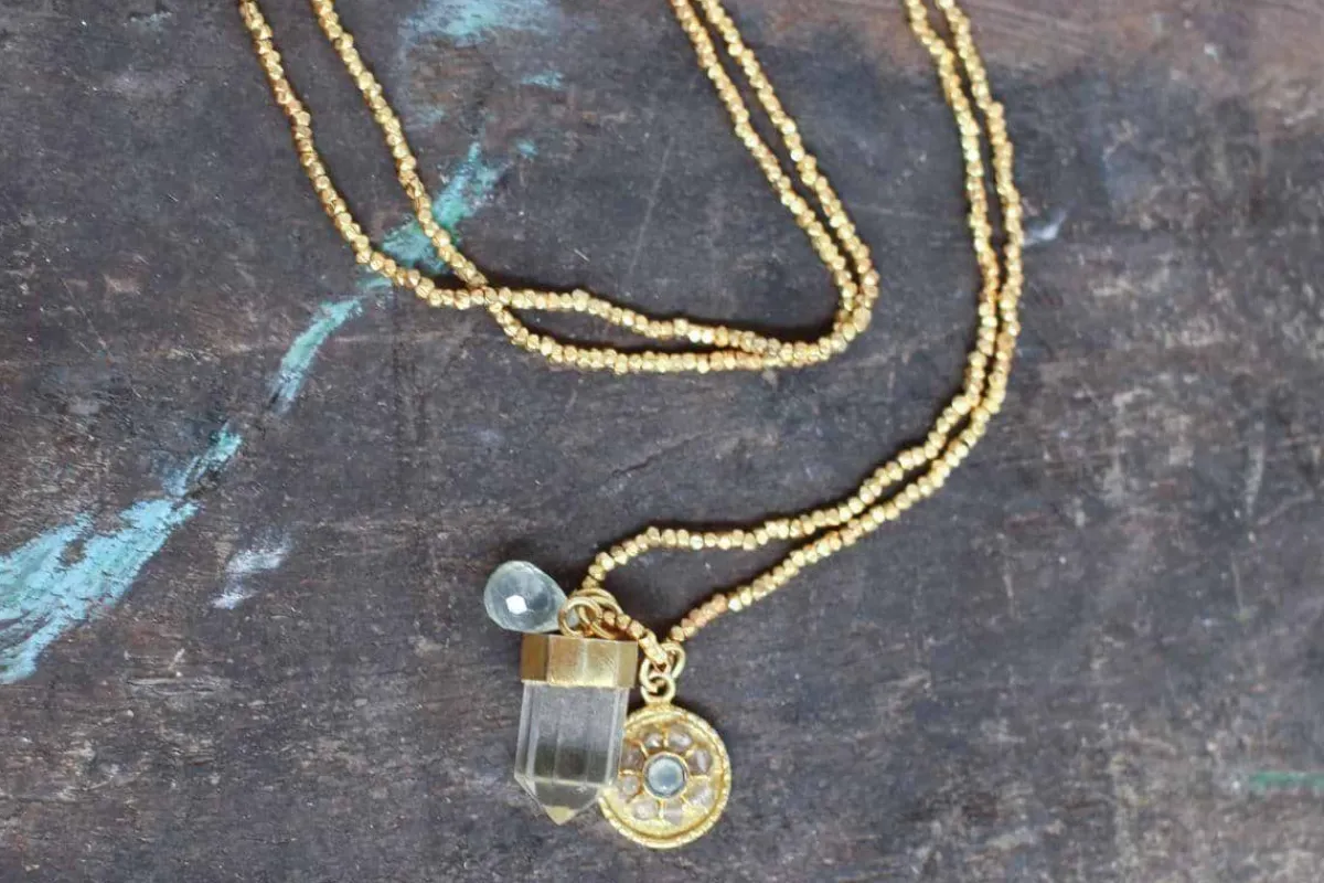 Jewellery & Jewellery Boxes|Jewellery^Nkuku Pandita Charm Necklace