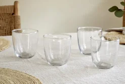 Breakfast Accessories|Everyday Glassware^Nkuku Pani Tumbler - Clear (Set of 4)