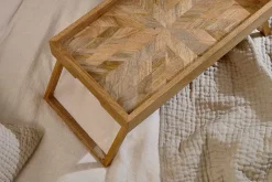 Decorative Home Accessories|Bowls & Trays^Nkuku Pawi Mango Wood Breakfast Tray