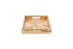 Decorative Home Accessories|Garden Décor^Nkuku Pawi Mango Wood Tray Rectangle