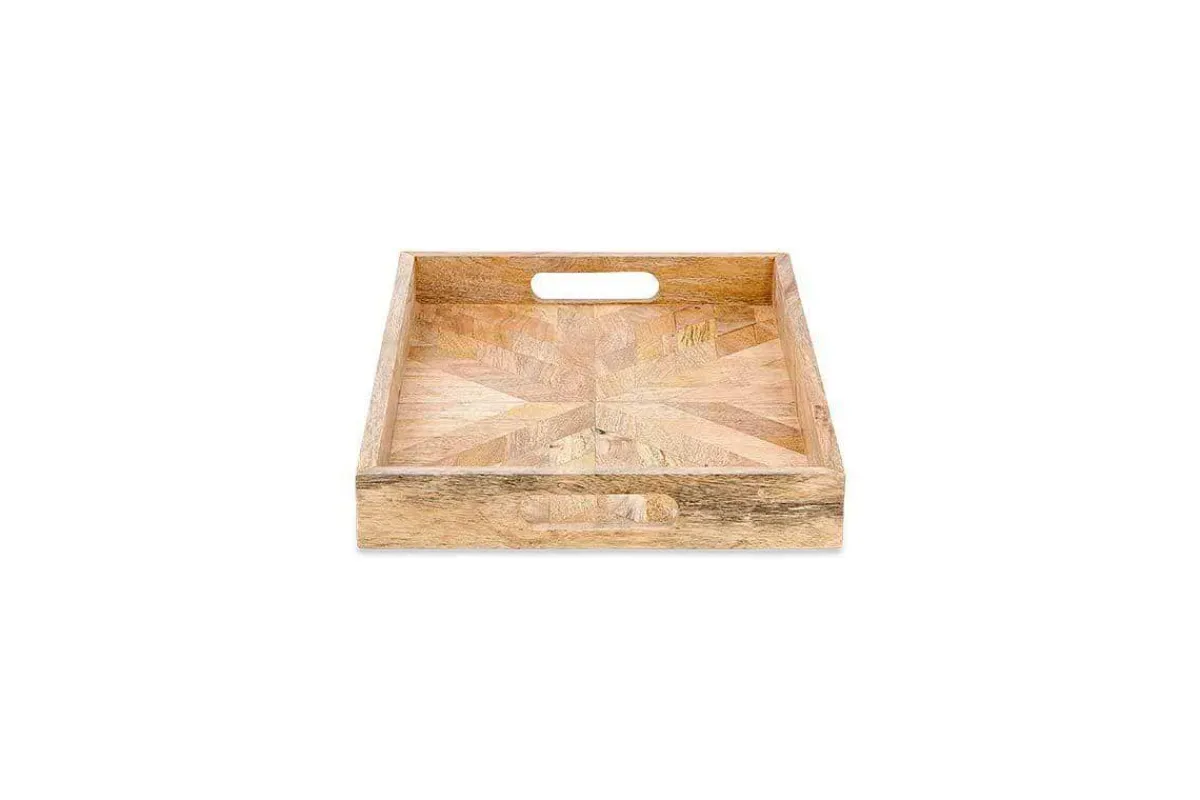 Decorative Home Accessories|Garden Décor^Nkuku Pawi Mango Wood Tray Rectangle