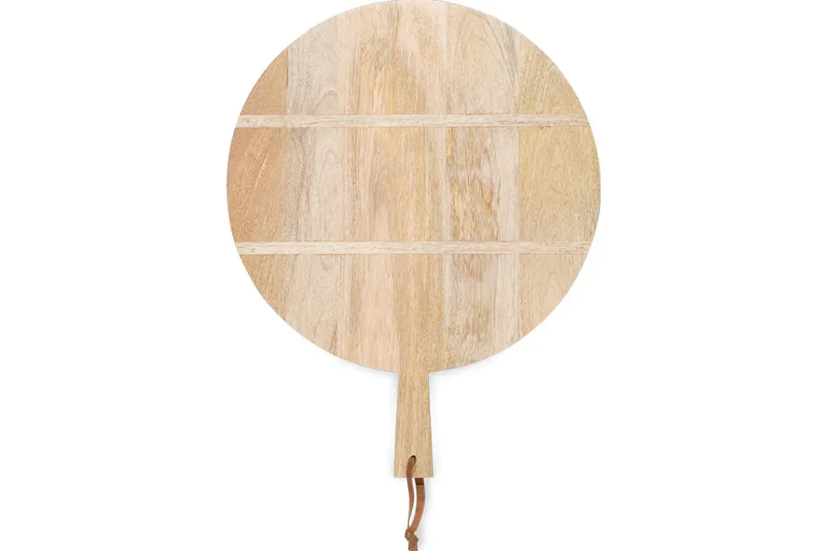 Chopping Boards^Nkuku Pijja Panelled Pizza Board - Natural
