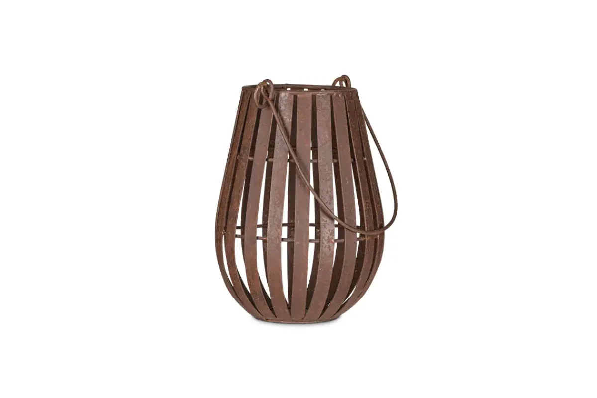 Decorative Home Accessories|Lanterns^Nkuku Pothos Lantern - Rust