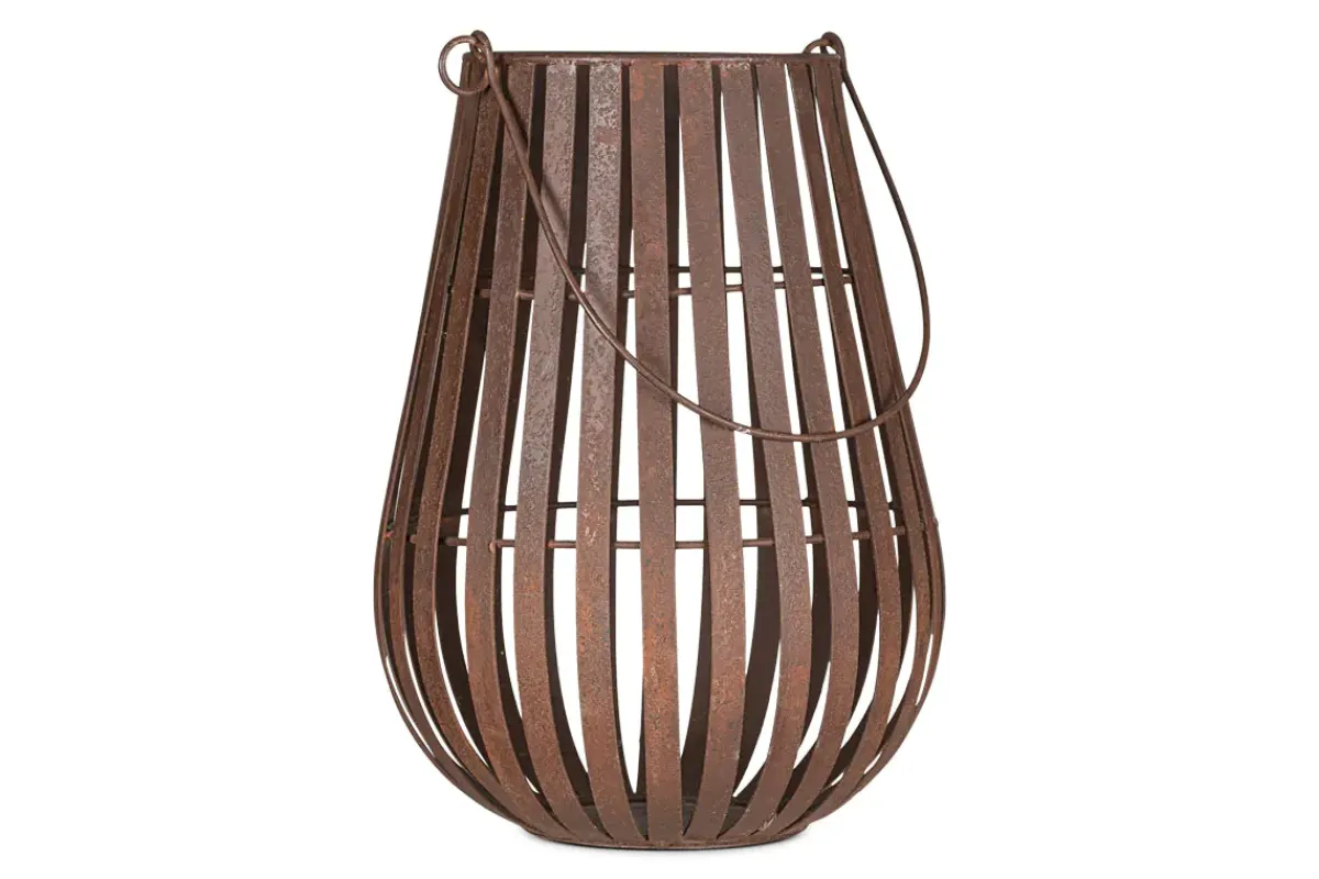 Decorative Home Accessories|Lanterns^Nkuku Pothos Lantern - Rust