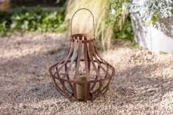 Lanterns|Garden Décor^Nkuku Pothos Large Lantern - Rust