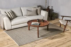 Rugs^Nkuku Prathal Cotton And Seagrass Rug - Natural & Black