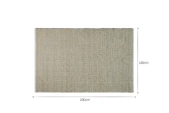 Rugs^Nkuku Prathal Cotton And Seagrass Rug - Natural & Black