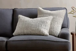 Decorative Home Accessories|Bedroom Textiles^Nkuku Puli Recycled Linen Cushion Cover - Natural