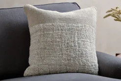 Decorative Home Accessories|Bedroom Textiles^Nkuku Puli Recycled Linen Cushion Cover - Natural