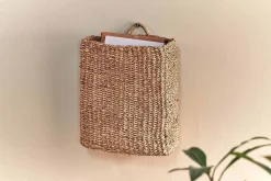 Baskets|Bathroom Accessories^Nkuku Putlar Seagrass Wall Hung Basket