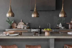 Pendant Lighting^Nkuku Quinn Hammered Metal Pendant - Small
