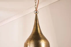 Pendant Lighting^Nkuku Quinn Hammered Metal Pendant - Small