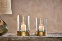 Decorative Home Accessories|Lanterns^Nkuku Rajura Hurricane Lantern