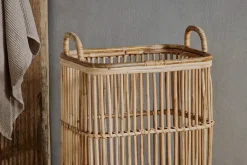 Baskets|Laundry Baskets^Nkuku Rammi Rattan Tall Laundry Basket - Natural