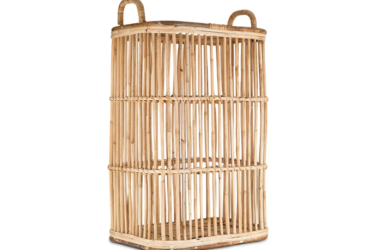 Baskets|Laundry Baskets^Nkuku Rammi Rattan Tall Laundry Basket - Natural