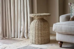 Living|Beside Tables^Nkuku Rampura Rattan Side Table - Natural