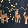 Wreaths & Garlands^Nkuku Ramya Wire Reindeer Garland
