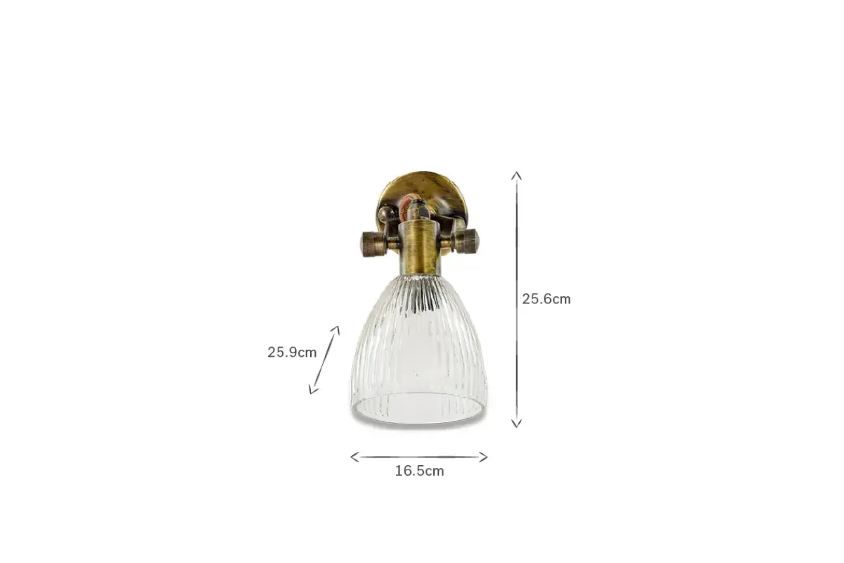 Wall Lights|Wall & Spot Lights^Nkuku Rarni Recycled Glass Single Wall Light