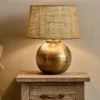 Table Lamps|Bedroom^Nkuku Rasan Table Lamp - Antique Brass