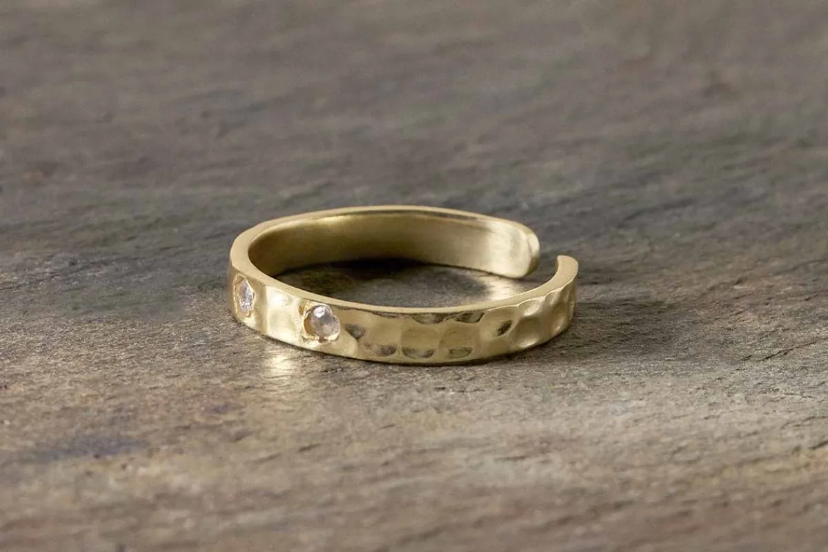Jewellery & Jewellery Boxes|Jewellery^Nkuku Ratna Labradorite Ring - Gold